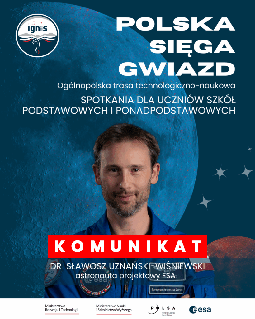 Misja IGNIS grafiki pion KOMUNIKAT
